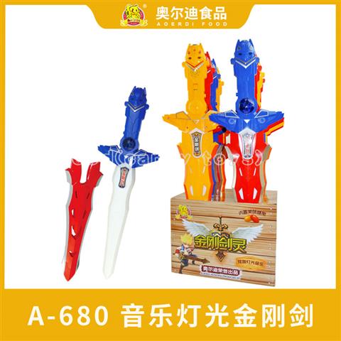 A-680-音乐灯光金刚剑（3克糖果）1
