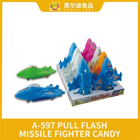 A-597 Pull Line Flash Missile Fighter Candy