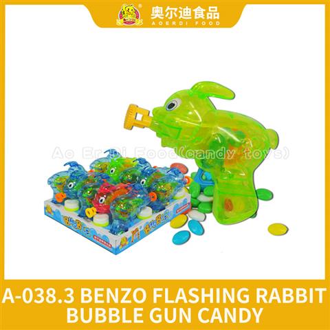 A-038.3 Benzo Flash Bunny Bubble Gun Candy